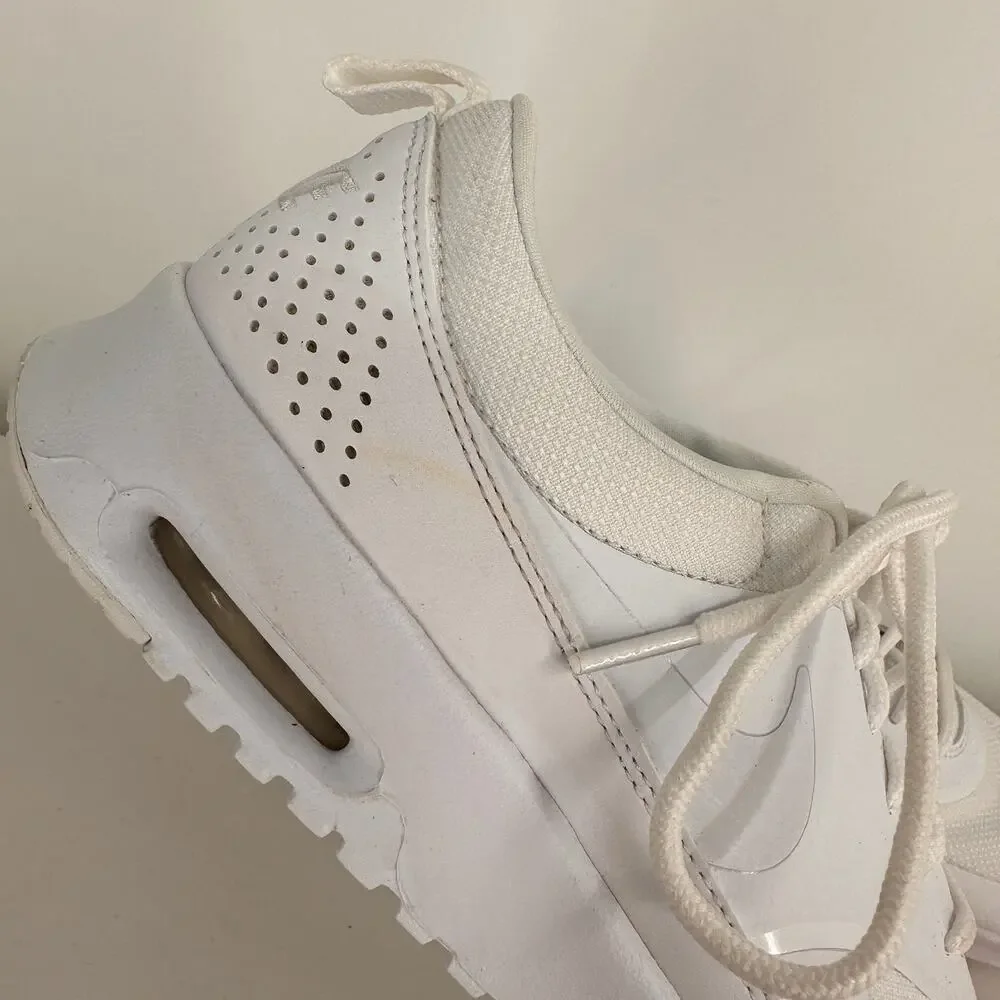 Nike Air Max Women's Thea Triple White Sneakers Size 9.5